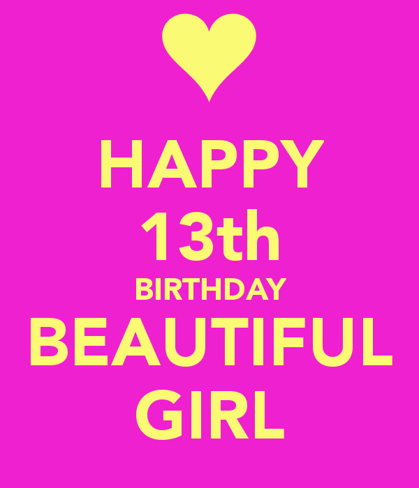 Happy 13Th Birthday Quotes
 Happy 13th Birthday
