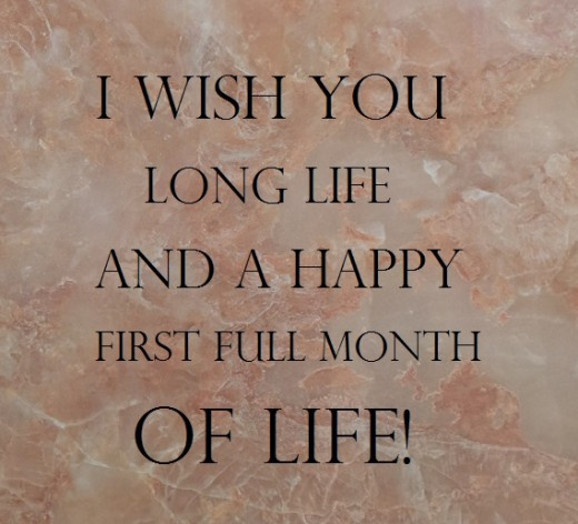 Happy 1St Month Baby Quotes
 Happy Full Moon Baby Wishes―What to Write in e Month