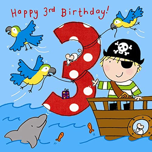 Happy 3rd Birthday Wishes
 3 Year Old Birthday Card Amazon