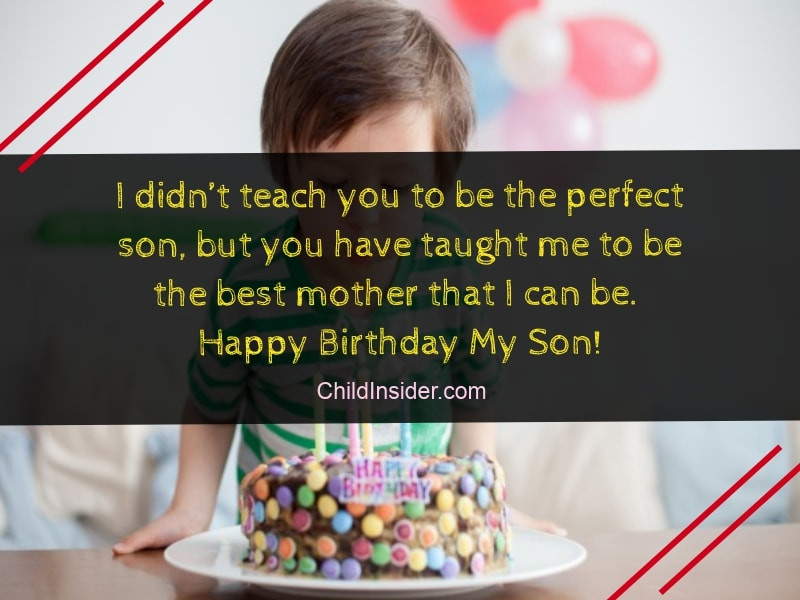 Happy 5th Birthday To My Son Quotes
 50 Best Birthday Quotes & Wishes for Son from Mother