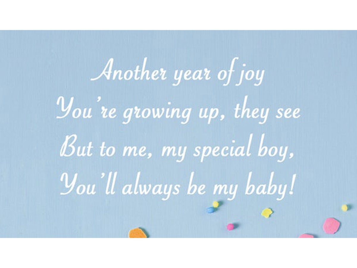 Happy 5th Birthday To My Son Quotes
 Happy Birthday Son Poems From Mom to Make His Day Special