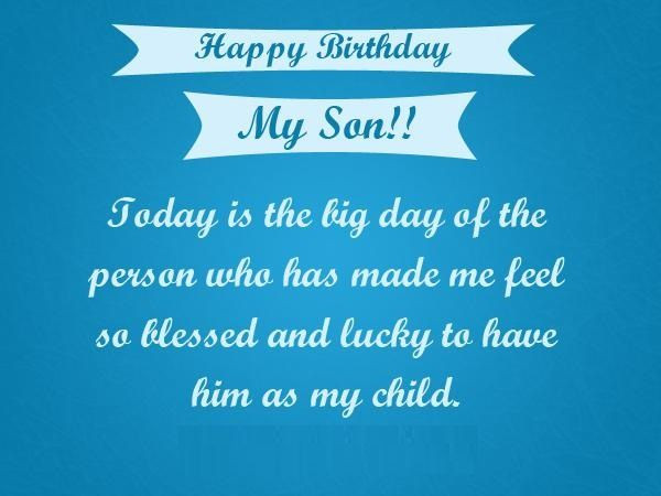 Happy 5th Birthday To My Son Quotes
 Happy Birthday Son quotes images pictures messages