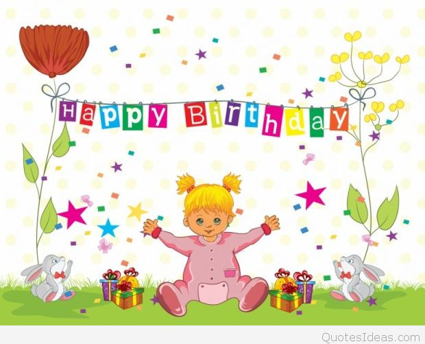 Happy Bday Quotes For Kids
 New Happy birthday wishes for kids with quotes wallpapers