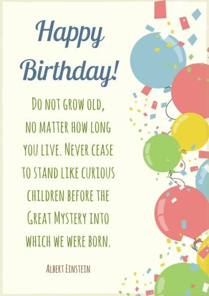 Happy Bday Quotes For Kids
 Hand picked List of Insightful Famous Birthday Quotes