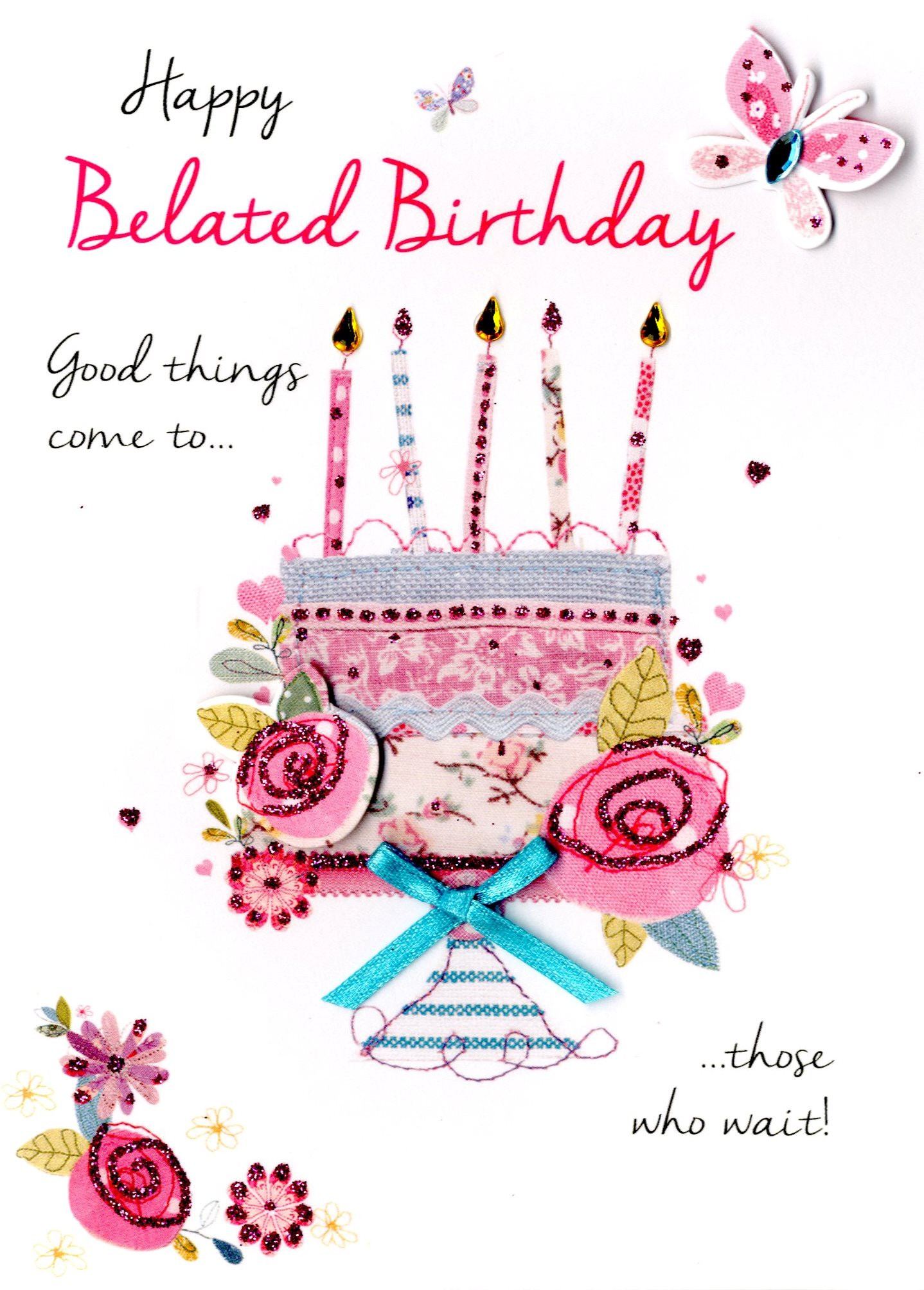 Happy Belated Birthday Cards
 Happy Belated Birthday Greeting Card Second Nature Just To