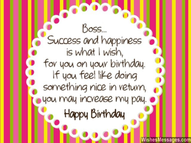 Happy Birthday Boss Quotes
 Birthday Wishes for Boss Quotes and Messages