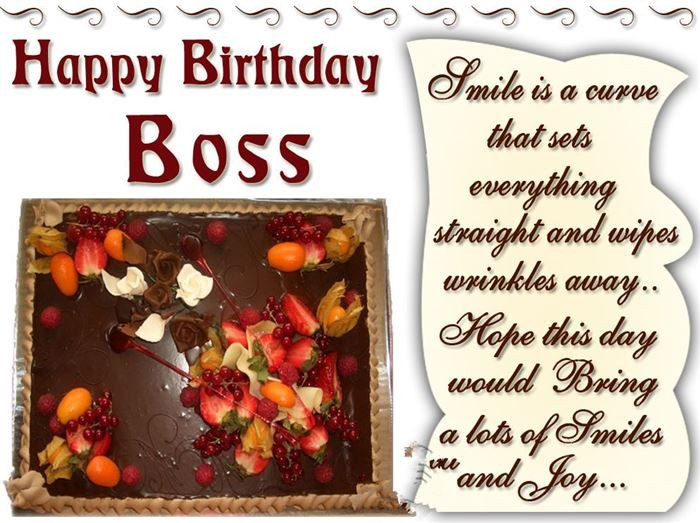 Happy Birthday Boss Quotes
 Happy birthday cards for Boss wishes messages Quotes and
