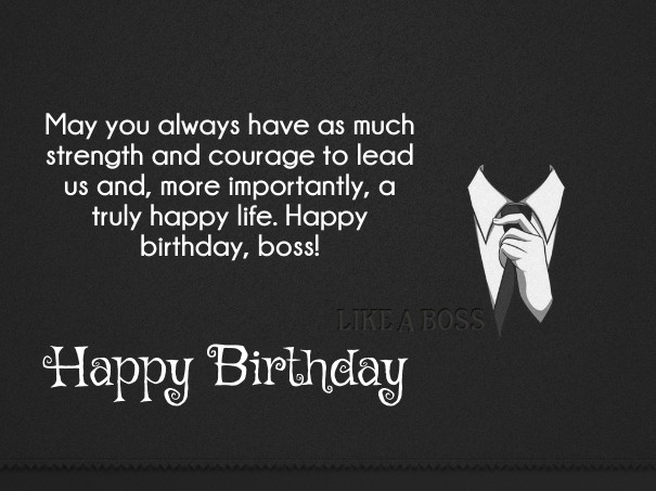 Happy Birthday Boss Quotes
 70 Best Boss Birthday Wishes & Quotes with
