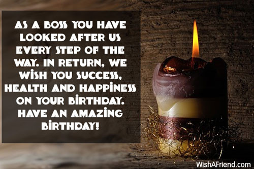 Happy Birthday Boss Quotes
 Funny Boss Birthday Wishes Quotes QuotesGram