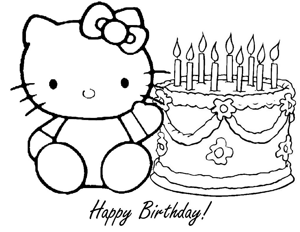 Happy Birthday Coloring Pages For Boys
 Happy birthday coloring pages free printable for
