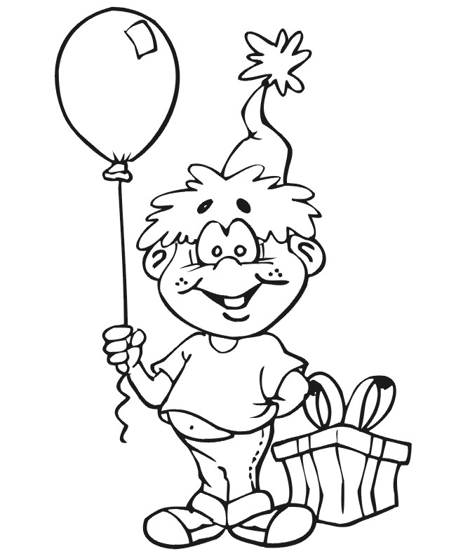 Happy Birthday Coloring Pages For Boys
 whatsapp birthday messages Boy Birthday Picture