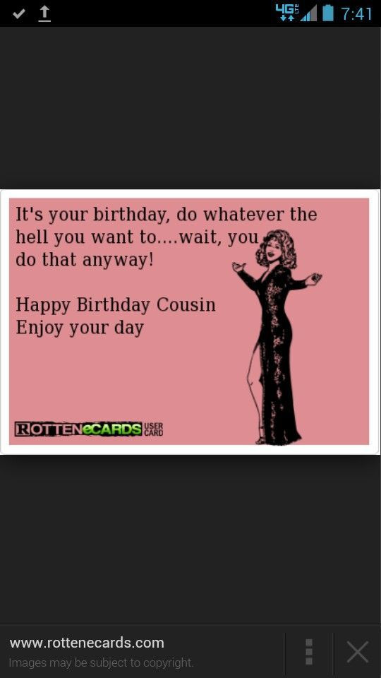 Happy Birthday Cousin Funny Quotes
 Happy birthdat cousin 55 Yahoo Image Search Results