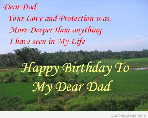 Happy Birthday Father Quote
 Happy Birthday Dad From Daughter Quotes QuotesGram