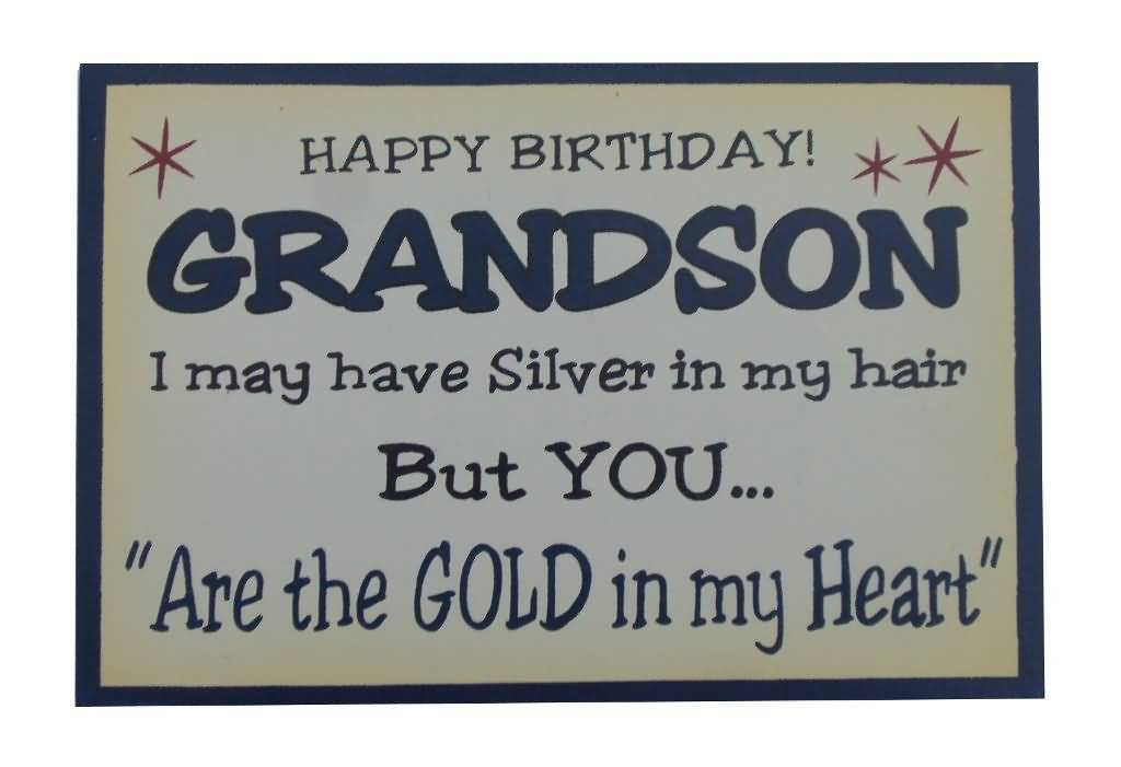 Happy Birthday Grandson Quotes
 Birthday Wishes For Grandson Page 4