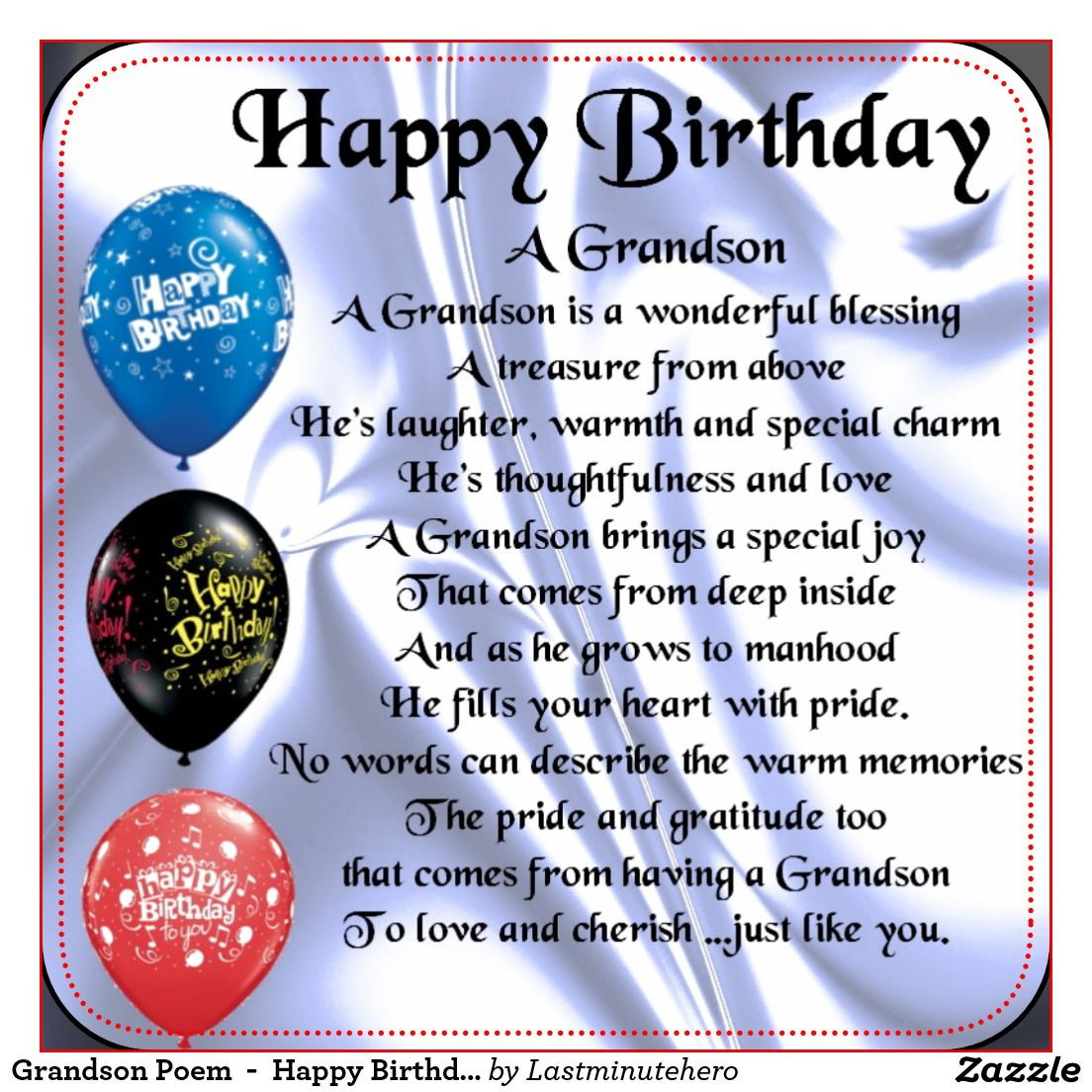 Happy Birthday Grandson Quotes
 Pin by mary mata on BIRTHDAY DAY CARDS