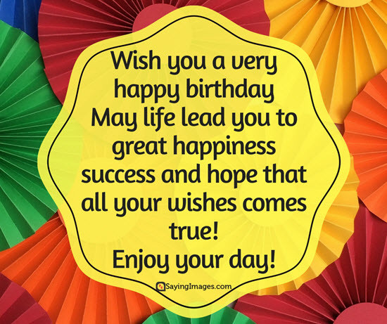 Happy Birthday Images With Quotes
 Simple Birthday Wish Crayon