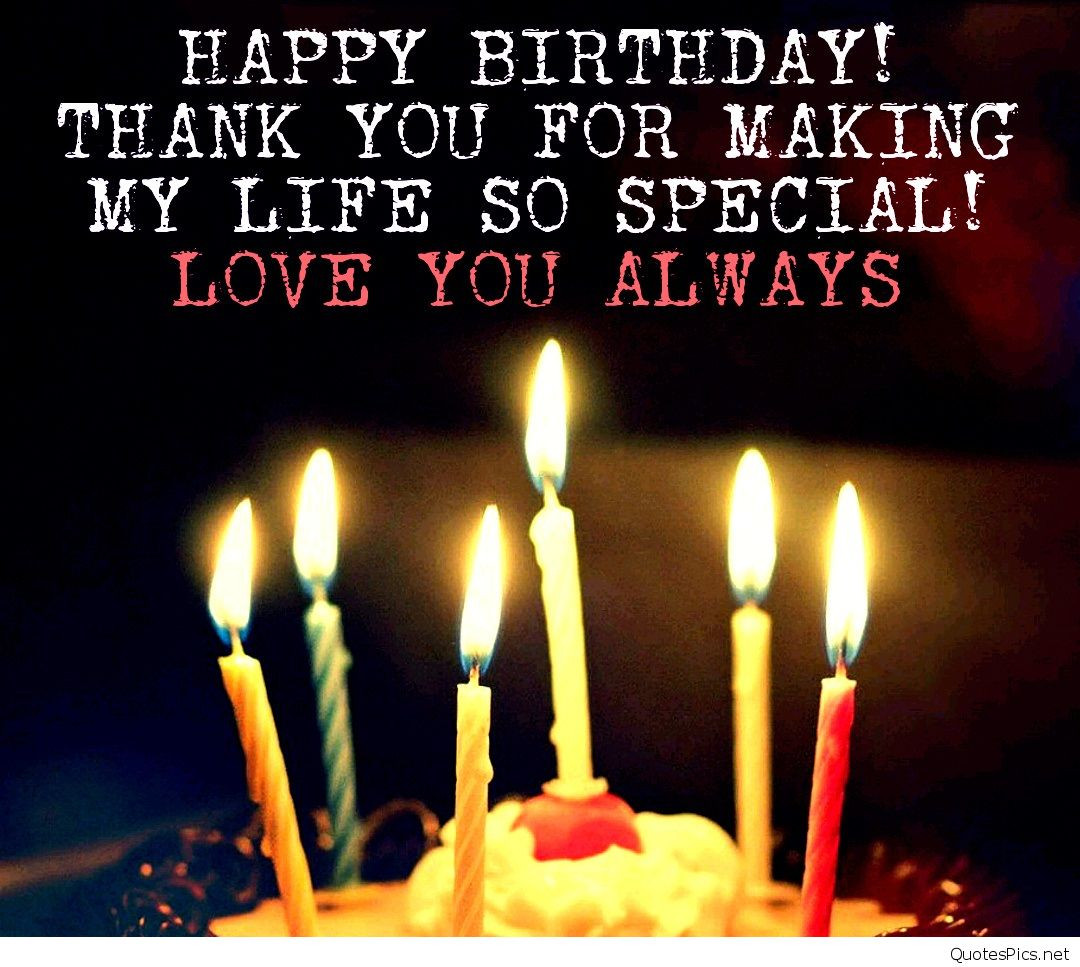 Happy Birthday My Love Quotes
 Happy birthday love cards messages and sayings
