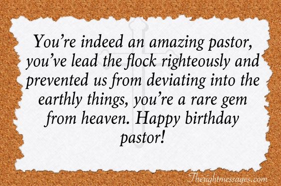 Happy Birthday Pastor Quotes
 Happy Birthday Wishes For Pastor Inspiring Funny & Poem