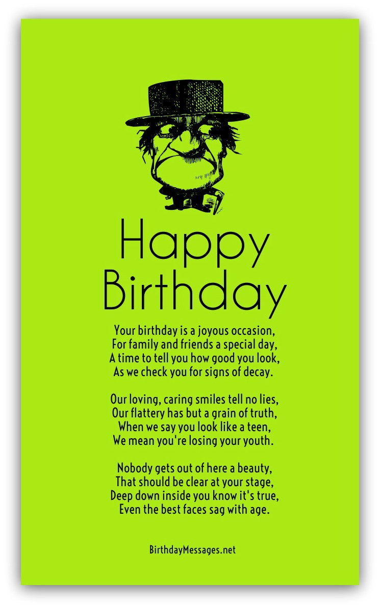 Happy Birthday Poems For Him Funny
 1000 images about Birthday Poems on Pinterest