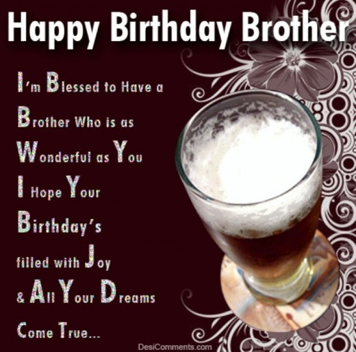 Happy Birthday Quotes For A Brother
 Birthday Wishes Cards and Quotes for Your Brother