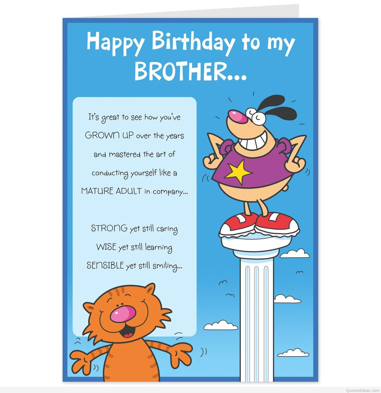 Happy Birthday Quotes For A Brother
 HAPPY BIRTHDAY BROTHER QUOTES quotes for brother Good