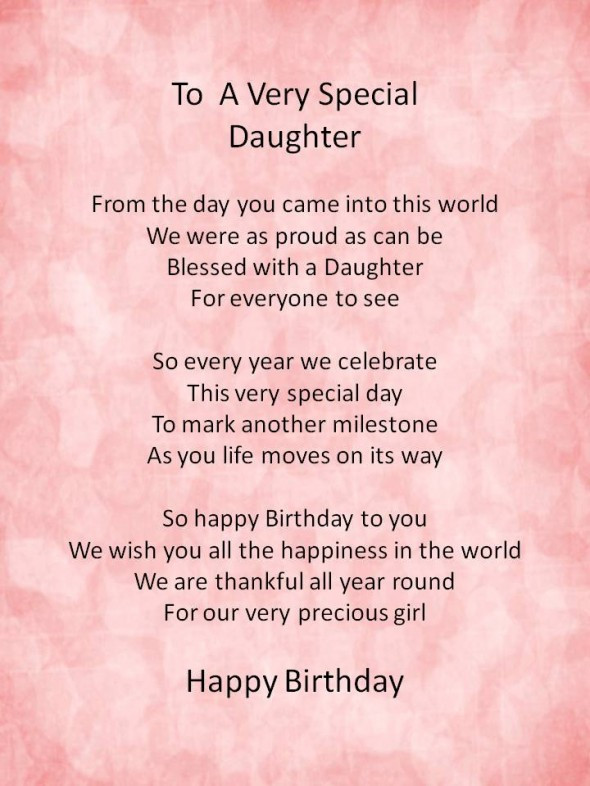 Happy Birthday Quotes For Daughter
 Inspirational Quotes For Daughters Birthday QuotesGram