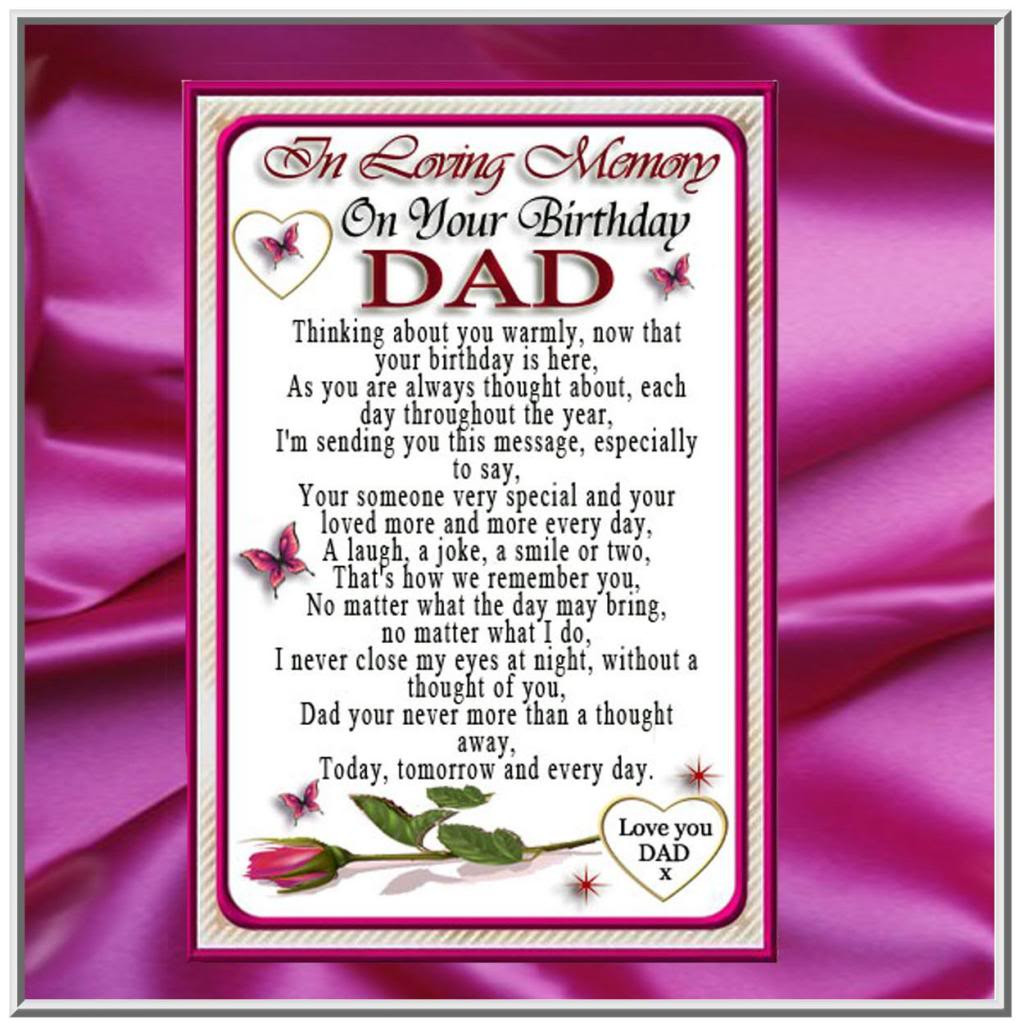 Happy Birthday Quotes For Deceased Dad
 Deceased Father Birthday Quotes QuotesGram