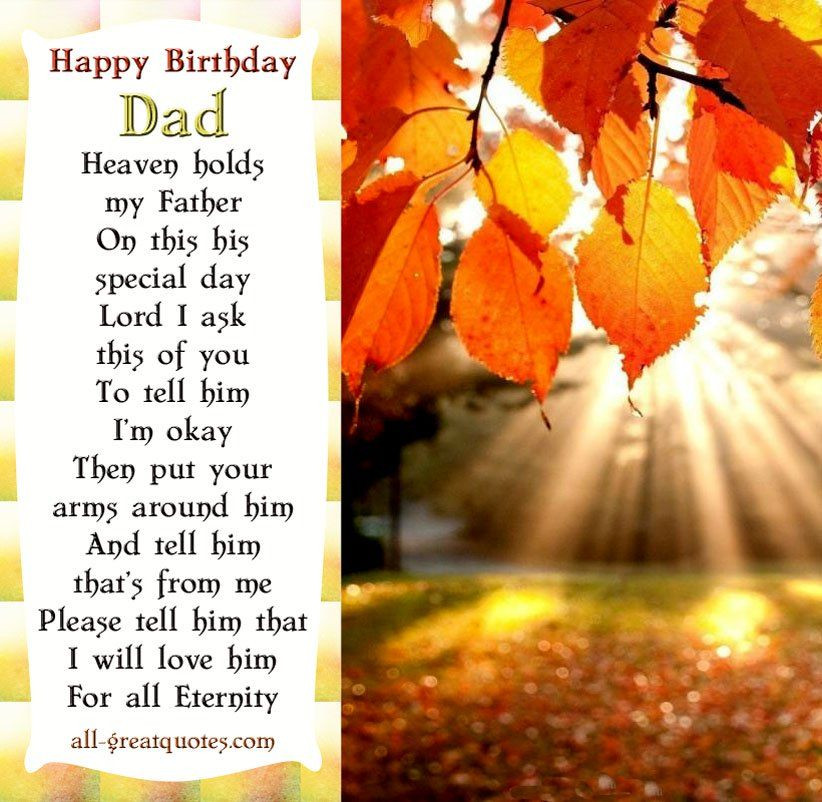 Happy Birthday Quotes For Deceased Dad
 Deceased Dad Quotes From Daughter