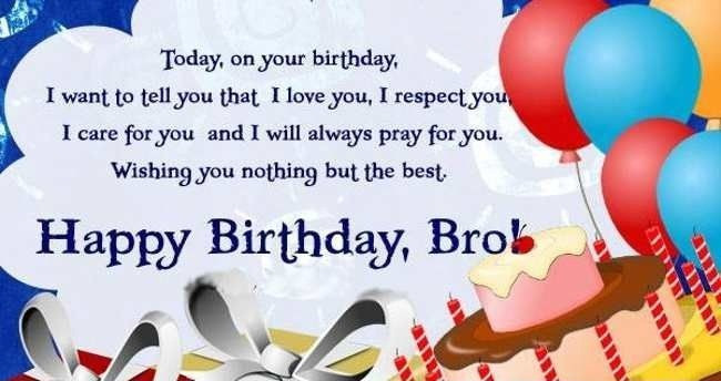 Happy Birthday Quotes For My Brother
 Birthday Quotes for elder Brother from Sister 8 – Funpro