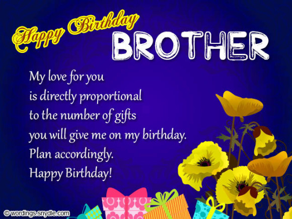 Happy Birthday Quotes For My Brother
 55 Lovely Birthday Quotes For Brother Elder Brother