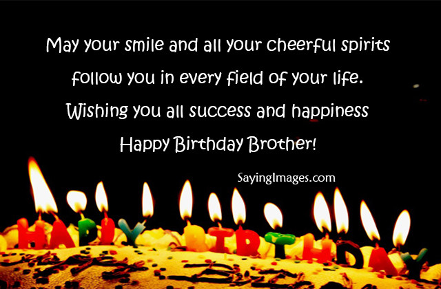 Happy Birthday Quotes For My Brother
 20 Happy Birthday Wishes & Quotes for Brother