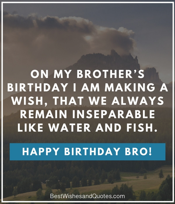 Happy Birthday Quotes For My Brother
 Happy Birthday Brother 41 Unique ways to Say Happy