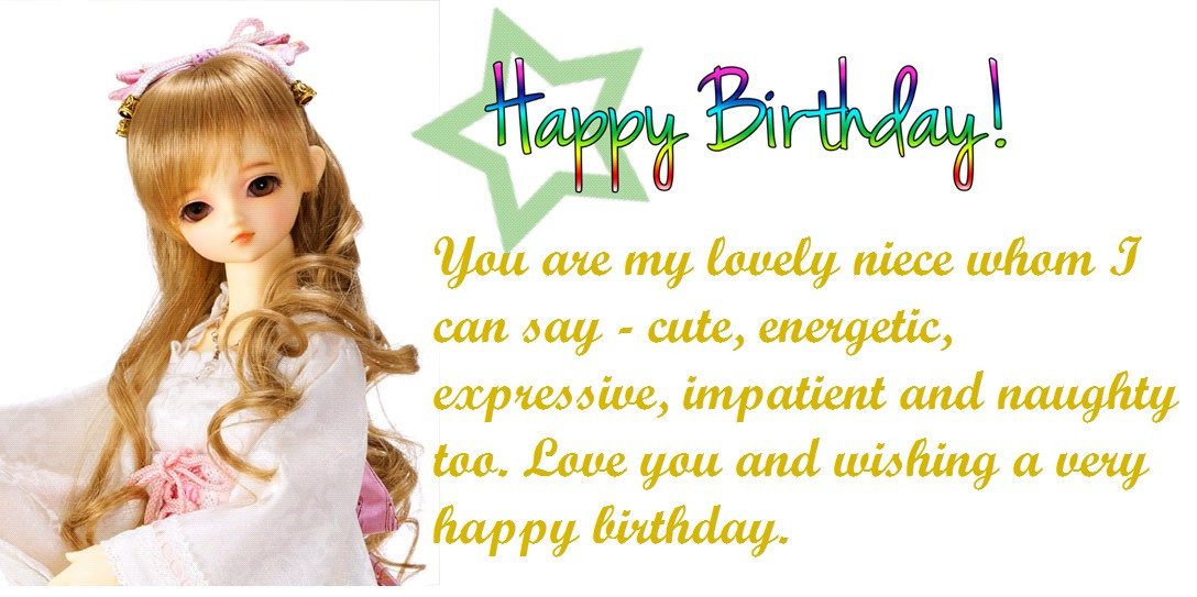 Happy Birthday Quotes For My Niece
 50 Niece Birthday Quotes and