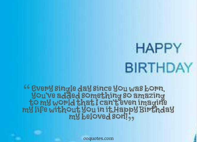 Happy Birthday Son Images And Quotes
 Happy Birthday Son Quotes QuotesGram