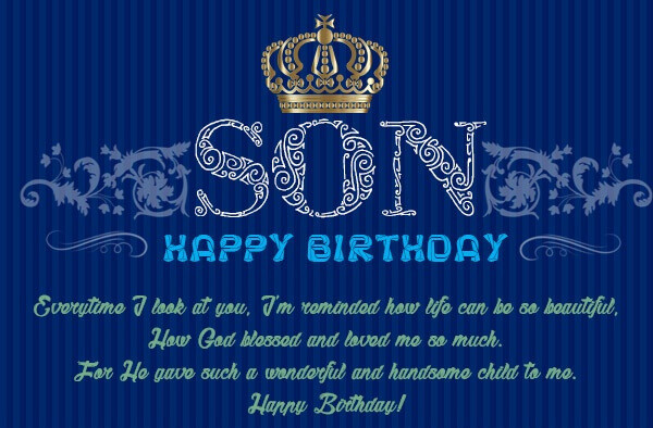 Happy Birthday Son Images And Quotes
 Happy Birthday Son Wishes Cake Messages Quotes