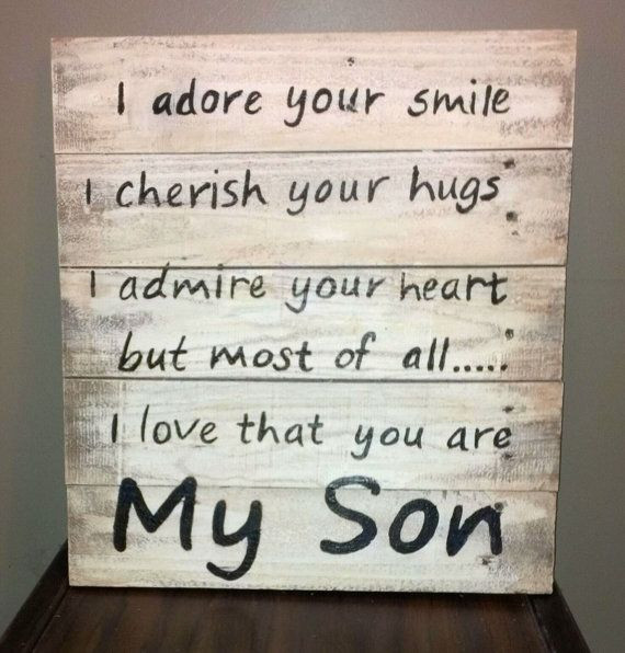 Happy Birthday Son Images And Quotes
 Handmade and hand painted I adore your smile I cherish