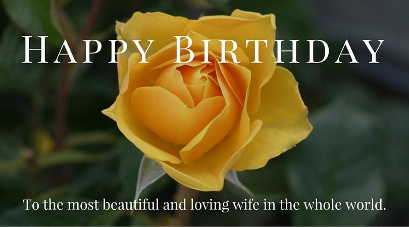 Happy Birthday To My Beautiful Wife Quotes
 Top 70 Birthday Wishes for your Wife