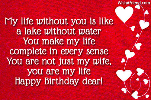 Happy Birthday To My Beautiful Wife Quotes
 45 Pretty Wife Birthday Quotes Greetings & Wishes s