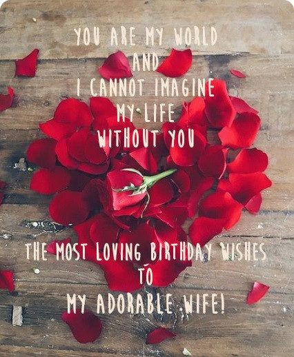 Happy Birthday To My Beautiful Wife Quotes
 Best Birthday Wishes For Wife – Birthday Wishes Lines