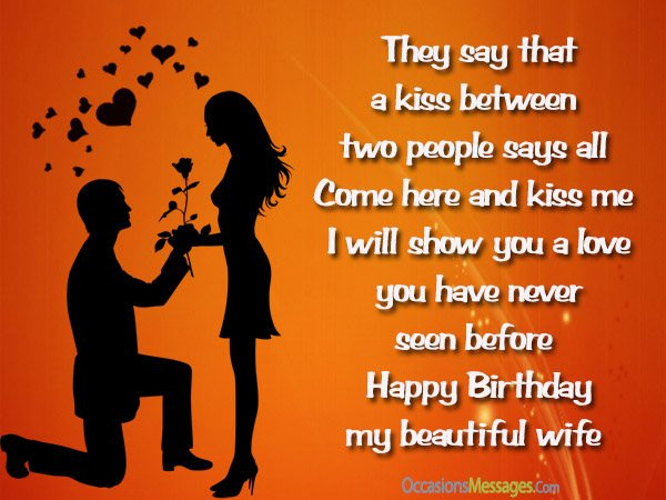 Happy Birthday To My Beautiful Wife Quotes
 Romantic Birthday Wishes for Wife Occasions Messages
