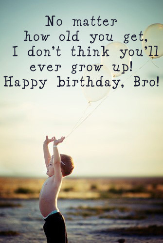 Happy Birthday To My Little Brother Funny Quotes
 Sweet Little Brother Happy Birthday Quotes Image