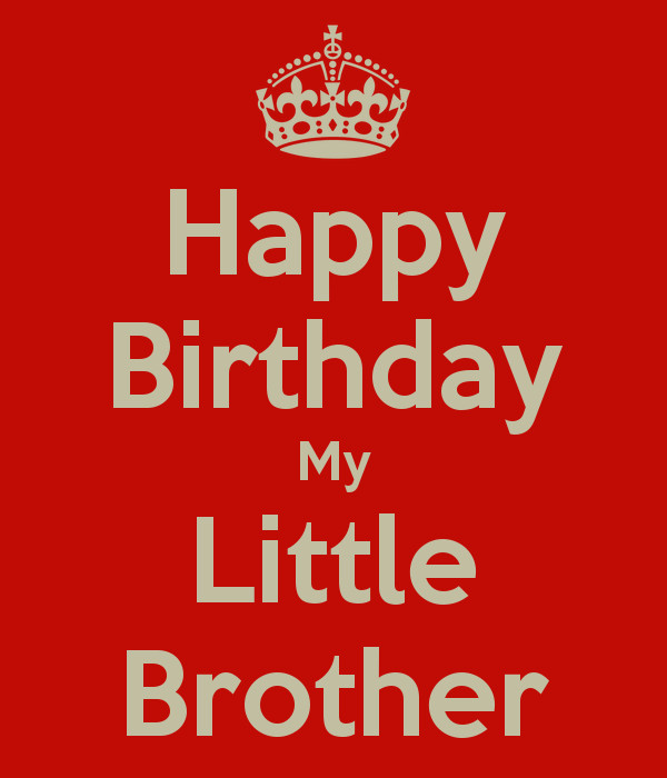 Happy Birthday To My Little Brother Funny Quotes
 Little Brother Birthday Quotes QuotesGram