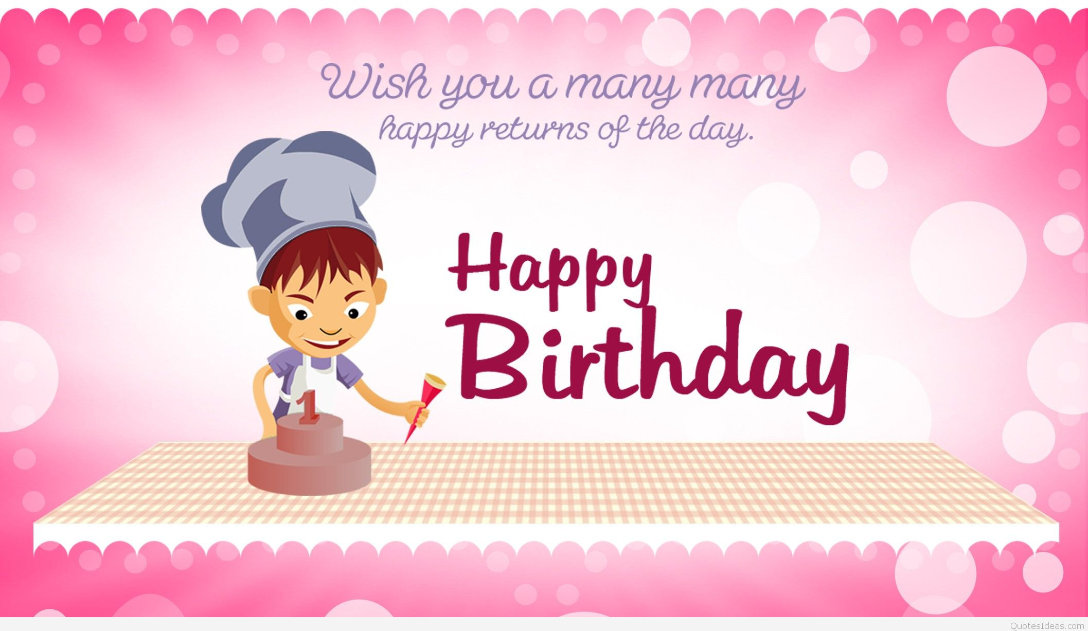 Happy Birthday Wishes For Kids
 New Happy birthday wishes for kids with quotes wallpapers