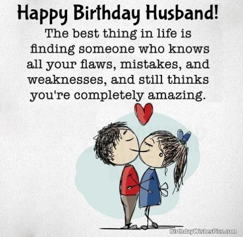 Happy Birthday Wishes Husband
 Romantic Happy Birthday Wishes For Husband & Birthday