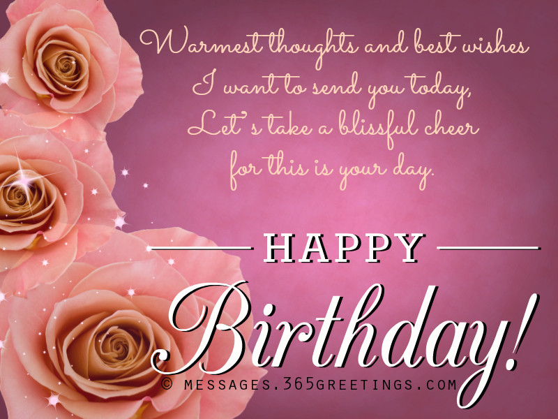 Happy Birthday Wishes Message
 Happy Birthday Wishes Messages and Greetings Messages