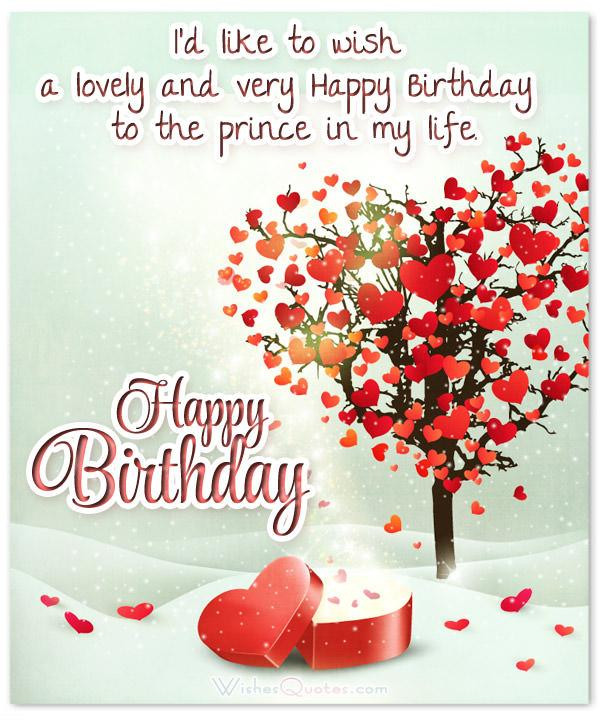 Happy Birthday Wishes Message
 Cute Birthday Wishes For Your Charming Boyfriend – By