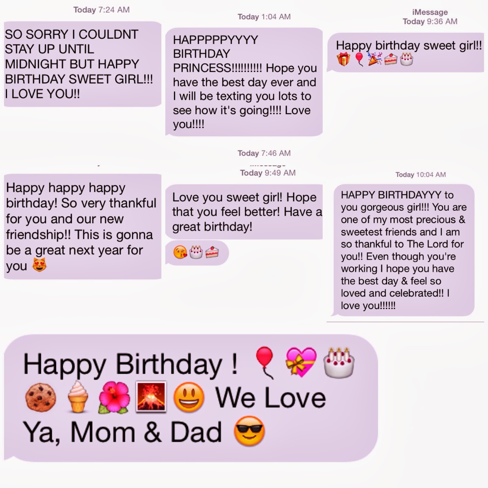 Happy Birthday Wishes Text
 Simply Sweet Melissa Birthday Thanksgiving Part 2