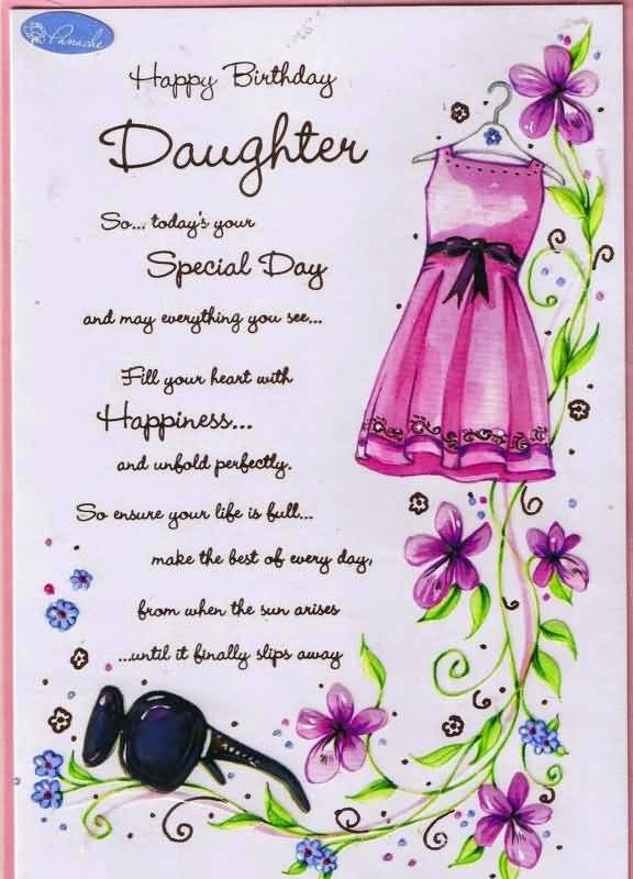 Happy Birthday Wishes To Daughter
 52 Cute Daughter Birthday Wishes Stock