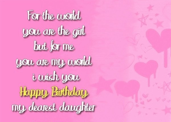 Happy Birthday Wishes To Daughter
 Birthday Wishes Greetings Messages Cards & Sayings for