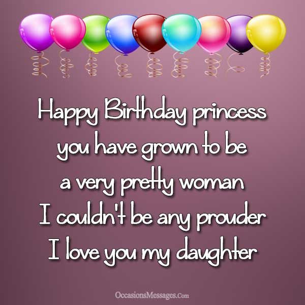 Happy Birthday Wishes To My Daughter
 Happy Birthday Wishes for Daughter Occasions Messages